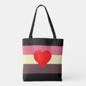 Tote Bag Drapeau de fierté grasse (Dos)