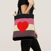 Tote Bag Drapeau de fierté grasse (De près)