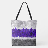 Tote Bag Drapeau de fierté Greygender Boho Géométrique Mod (Dos)