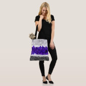 Tote Bag Drapeau de fierté Greygender Boho Géométrique Mod (Sur le modèle)