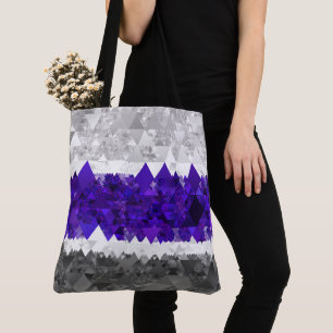 Tote Bag Drapeau de fierté Greygender Boho Géométrique Mod
