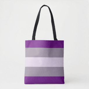 Tote Bag Drapeau de fierté grise sexuelle