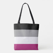 Tote Bag Drapeau de fierté gynéphile (Dos)