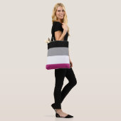 Tote Bag Drapeau de fierté gynéphile (Sur le modèle)