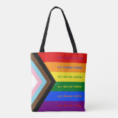 Tote Bag Drapeau de fierté intersectionnel Stories Matter A (Dos)