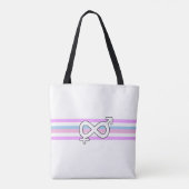 Tote Bag Drapeau de fierté intersexe (Dos)