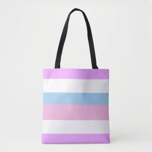 Tote Bag Drapeau de fierté intersexe (Devant)