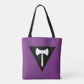 Tote Bag Drapeau de fierté lesbienne Labrys (Dos)