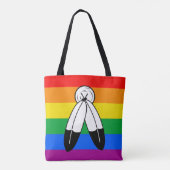 Tote Bag Drapeau de fierté LGBTQ+ bispirituel (Dos)