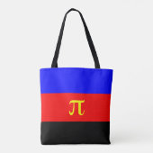 Tote Bag Drapeau de fierté polyamoureuse (Dos)