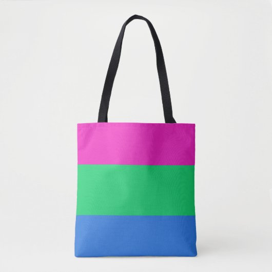 Tote Bag Drapeau de fierté polysexuelle (Devant)