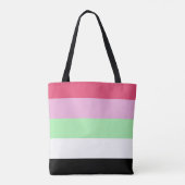 Tote Bag Drapeau de fierté récipromantique (Dos)