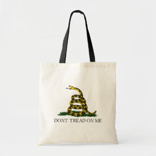Tote Bag Drapeau de Gadsden Ne Marchez pas sur Moi Libertai