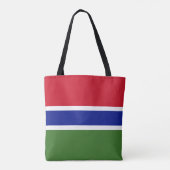 Tote Bag Drapeau de Gambie (Dos)
