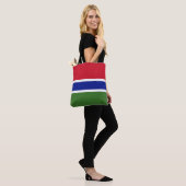 Tote Bag Drapeau de Gambie (Sur le modèle)