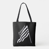 Tote Bag Drapeau de garde-couleur doré (Dos)