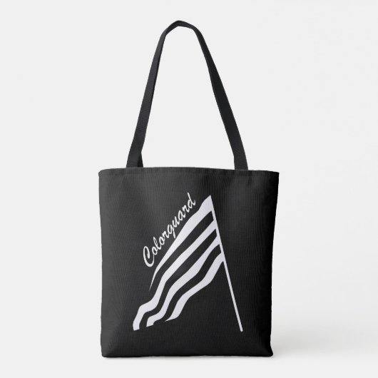 Tote Bag Drapeau de garde-couleur doré (Dos)