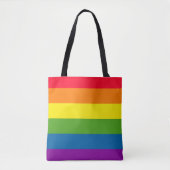 Tote Bag Drapeau de gay pride (Devant)