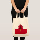 Tote Bag Drapeau de Gibraltar (Devant (produit))
