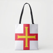 Tote Bag Drapeau de Guernesey (Devant)