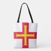 Tote Bag Drapeau de Guernesey (Dos)