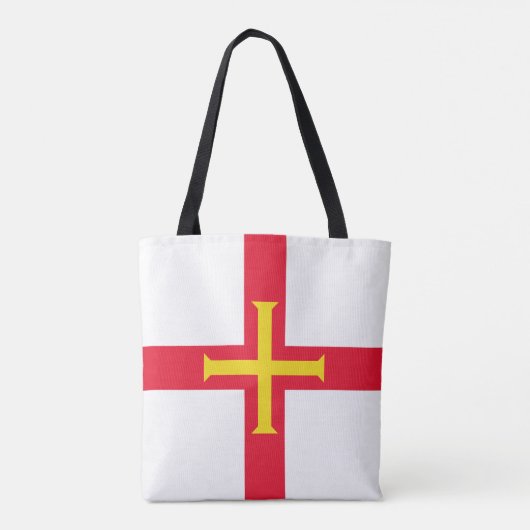 Tote Bag Drapeau de Guernesey (Dos)