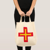 Tote Bag Drapeau de Guernesey (Devant (produit))