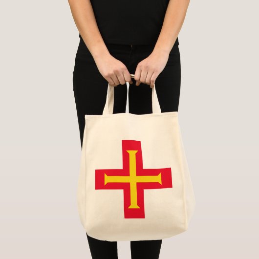Tote Bag Drapeau de Guernesey (Devant (produit))
