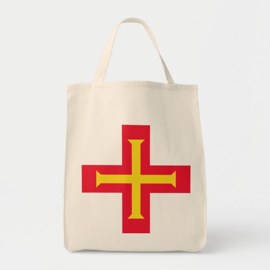 Tote Bag Drapeau de Guernesey (Devant)