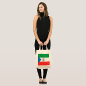 Tote Bag Drapeau de Guinée équatoriale (Devant (modèle))