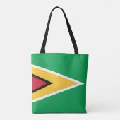 Tote Bag Drapeau de Guyana (Dos)