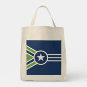Tote Bag Drapeau de Jackson, Tennessee (Dos)
