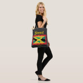 Tote Bag DRAPEAU DE JAMAICA GRENADA | Patrimoine double | B (Sur le modèle)