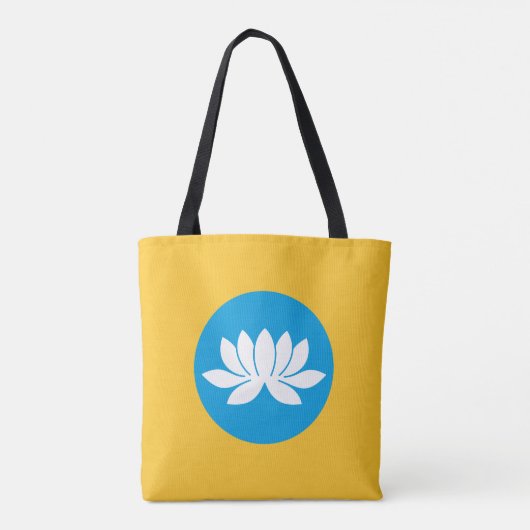 Tote Bag Drapeau de Kalmoukie (Dos)