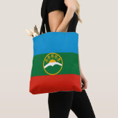 Tote Bag Drapeau de Karachay Cherkessie (De près)