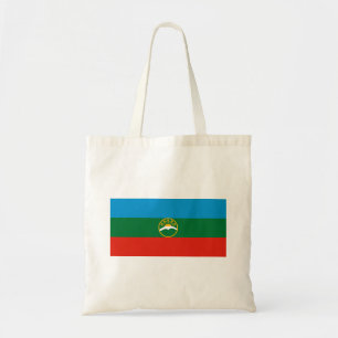 Tote Bag Drapeau de Karatchaïévo-Tcherkessie