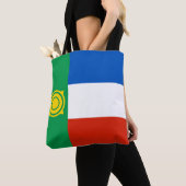 Tote Bag Drapeau de Khakassie (De près)