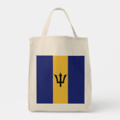 Tote Bag Drapeau de la Barbade (Dos)