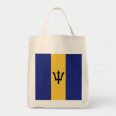 Tote Bag Drapeau de la Barbade (Devant)