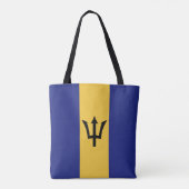 Tote Bag Drapeau de la Barbade (Dos)