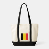 Tote Bag Drapeau de la Belgique (Dos)