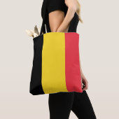 Tote Bag Drapeau de la Belgique (De près)