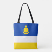 Tote Bag Drapeau de la Buryatia patriotique (Dos)