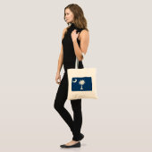 Tote Bag Drapeau de la Caroline du Sud (Devant (modèle))