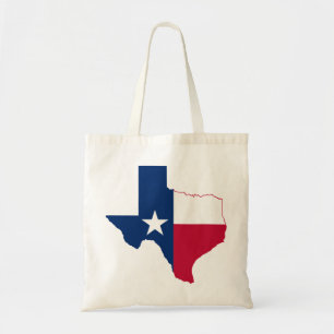 Tote Bag drapeau de la carte du Texas
