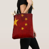 Tote Bag Drapeau de la Chine (De près)