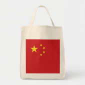 Tote Bag Drapeau de la Chine (Devant)