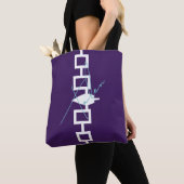 Tote Bag Drapeau de la Confédération Haudenosaunee (De près)