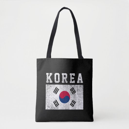 Tote Bag Drapeau de la Corée (Devant)