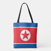Tote Bag Drapeau de la Corée du Nord (Dos)